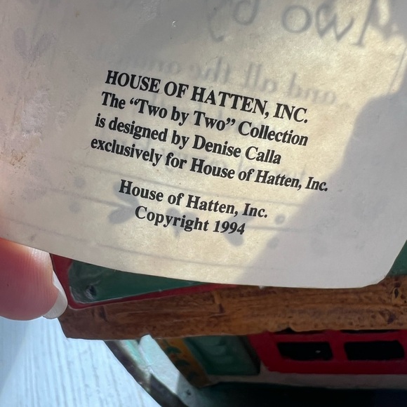 House of Hatten Vintage Charming Noah's Ark Animal Figurine Set - Picture 9 of 9